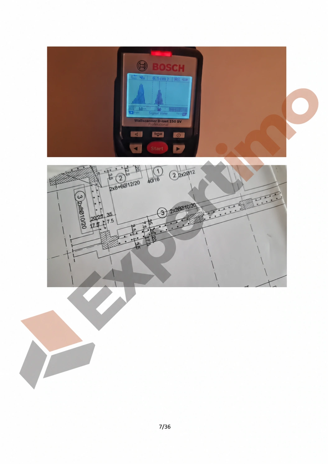 Raport complet: model de constatare cu 36 de pagini 7 Raport complet de constatare, pagina 7
